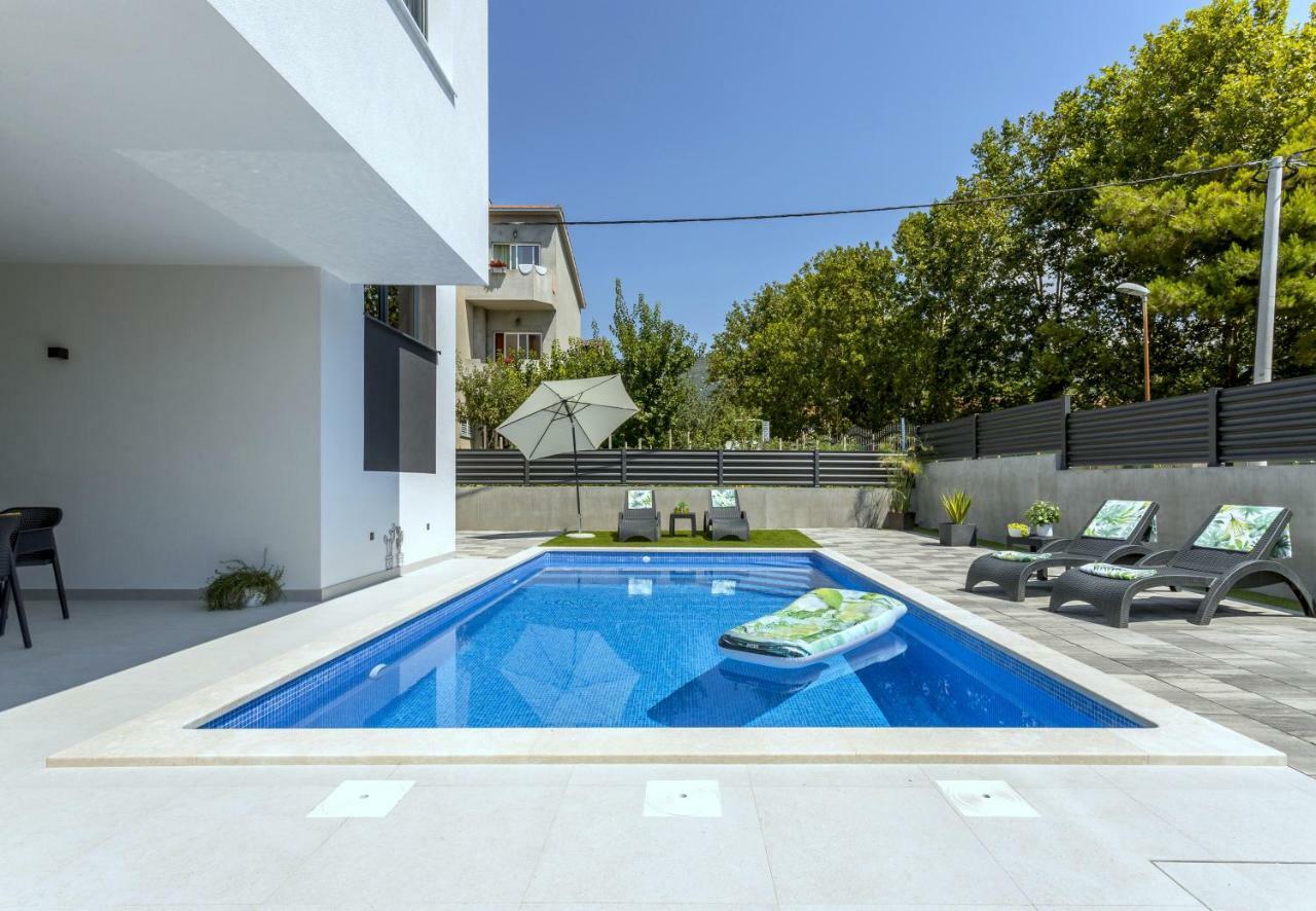 Villa Ema Kastela With Private Heated Pool Exterior foto